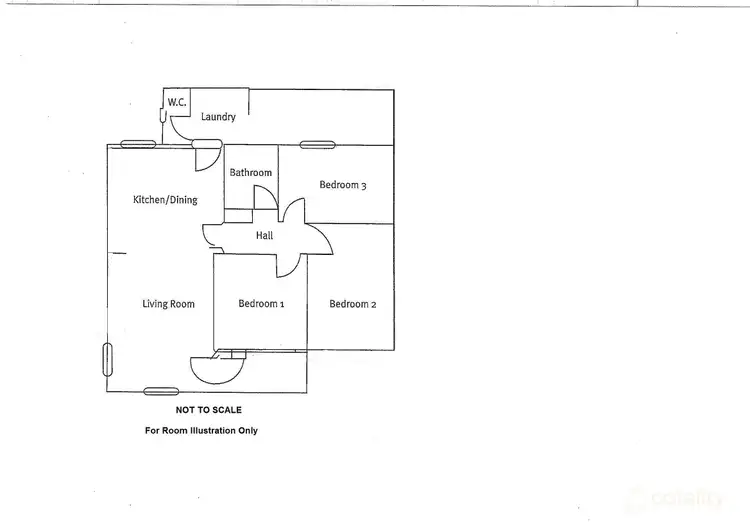 Floorplan of Homely semi-detached listing, 10 Oldridge Street, Whyalla Norrie SA 5608