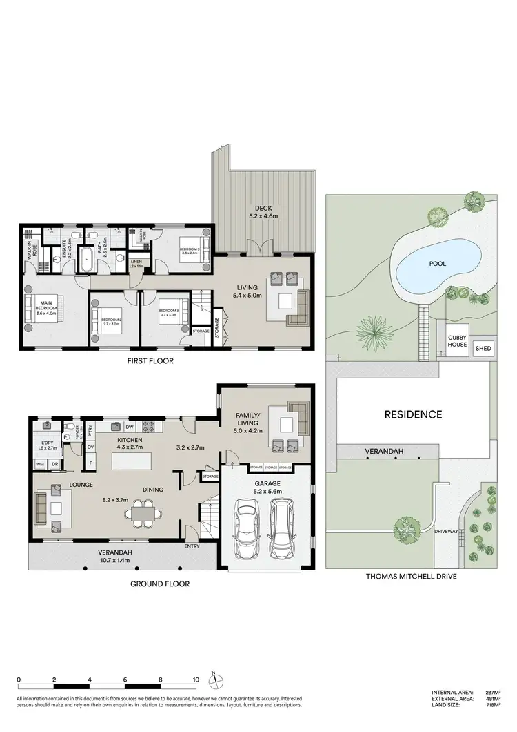 Floorplan of Homely house listing, 10 Sir Thomas Mitchell Drive, Davidson NSW 2085