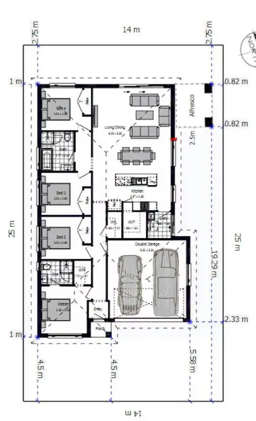 Floorplan of Homely house listing, Address available on request
