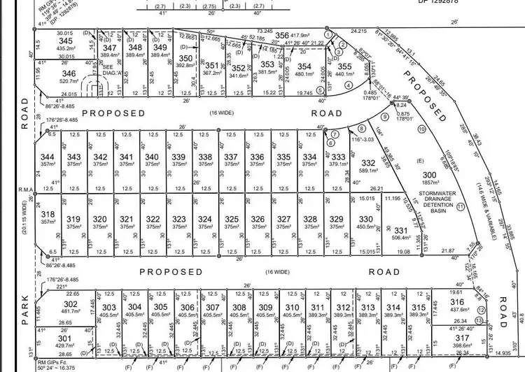 Floorplan of Homely land listing, LOT 403, 46 Park Road, Leppington NSW 2179