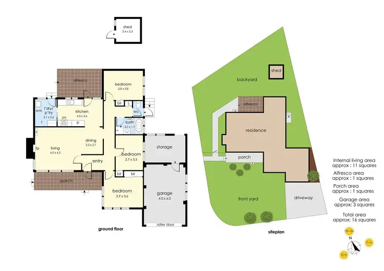 Floorplan of Homely house listing, 4 Hudson Avenue, Frankston VIC 3199