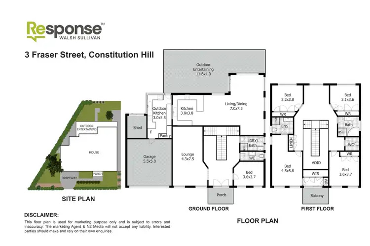 Floorplan of Homely house listing, 3 Fraser Street, Constitution Hill NSW 2145