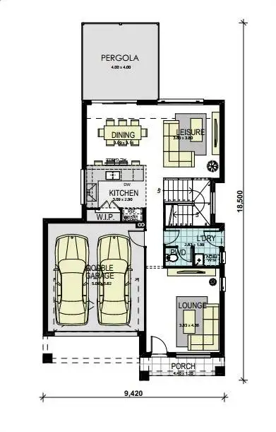 Floorplan of Homely house listing, 12 Jasper Way, Leppington NSW 2179