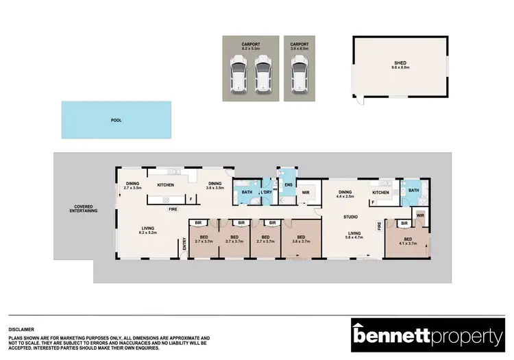 Floorplan of Homely house listing, 561 Tennyson Road, Tennyson NSW 2754