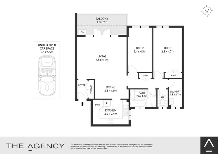 Floorplan of Homely unit listing, 15/20 Charles Street, Five Dock NSW 2046