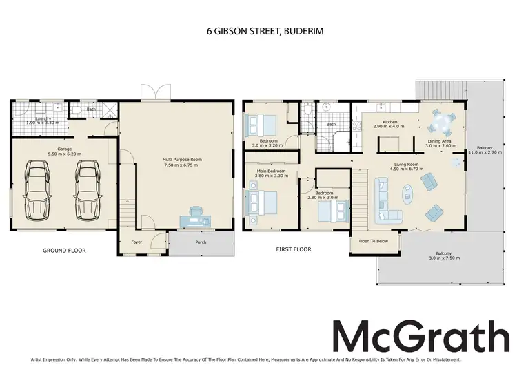 Floorplan of Homely house listing, 6 Gibson Street, Buderim QLD 4556