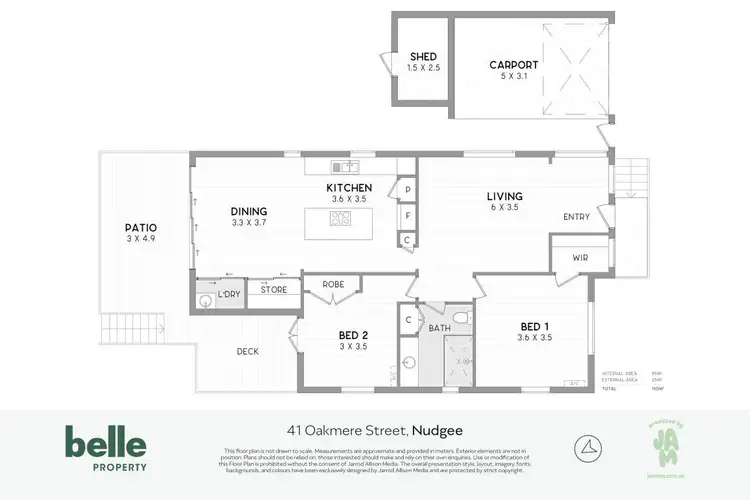 Floorplan of Homely house listing, 41 Oakmere Street, Nudgee QLD 4014