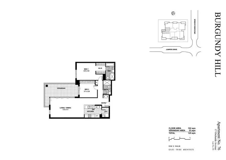 Floorplan of Homely apartment listing, 76/17 Orchards Avenue, Breakfast Point NSW 2137
