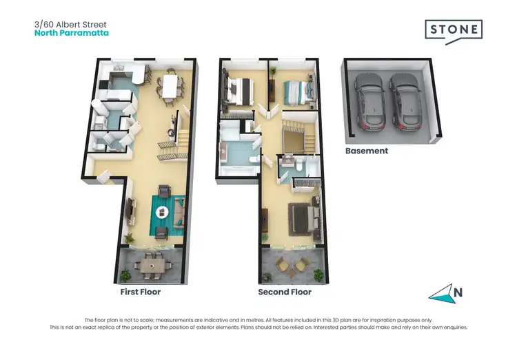 Floorplan of Homely apartment listing, 3/60 Albert Street, North Parramatta NSW 2151