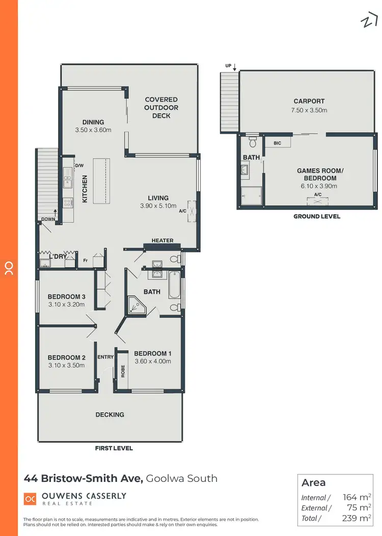 Floorplan of Homely house listing, 44 Bristow Smith Avenue, Goolwa South SA 5214