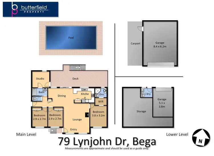 Floorplan of Homely house listing, 79 Lynjohn Drive, Bega NSW 2550