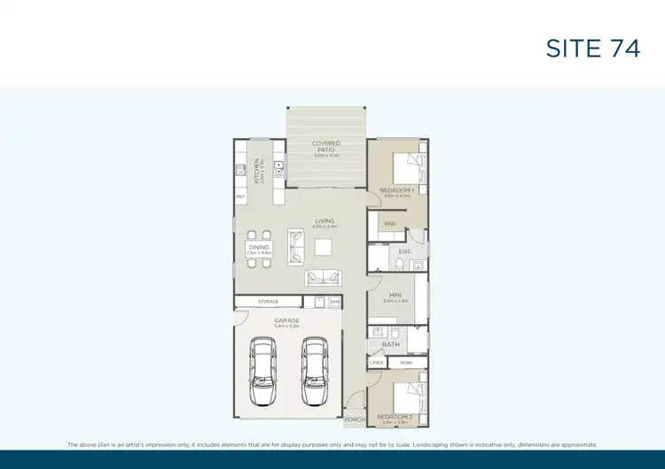 Floorplan of Homely retirement listing, 74/49 Creek Road, Burpengary QLD 4505