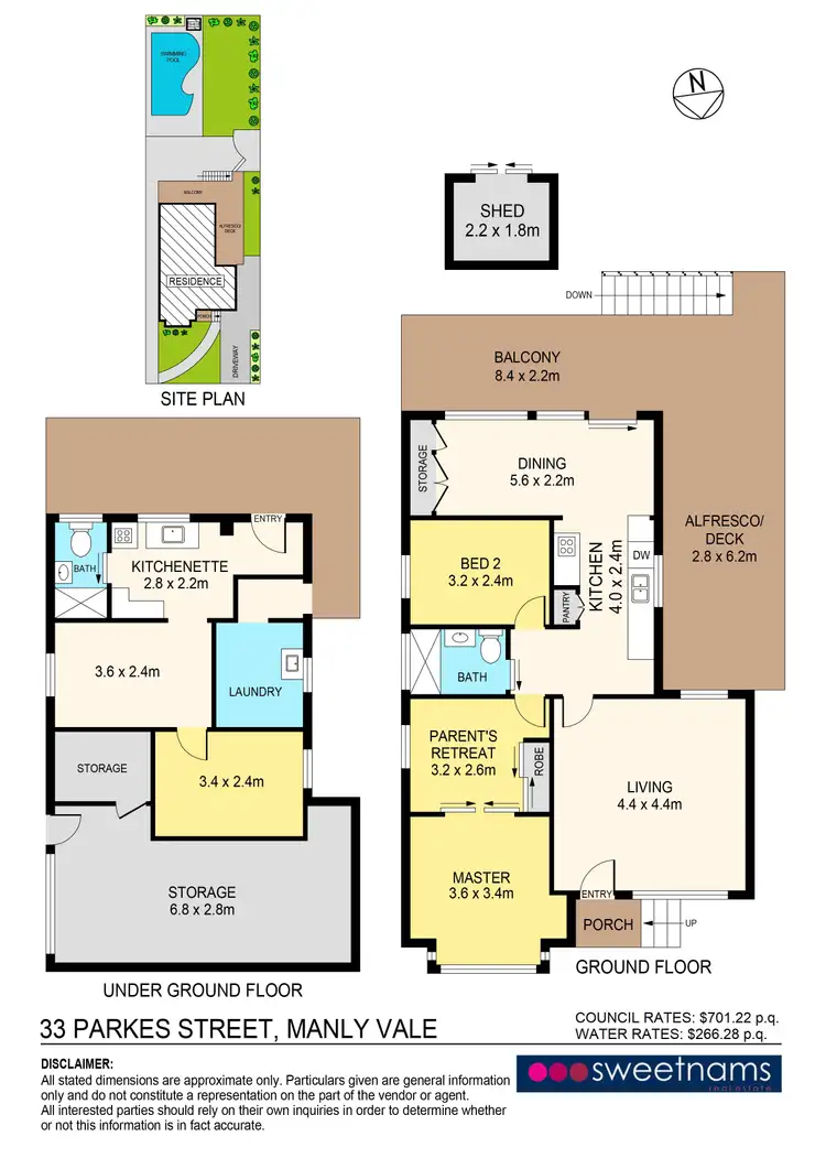 Floorplan of Homely house listing, 33 Parkes Street, Manly Vale NSW 2093