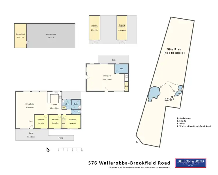 Floorplan of Homely rural property listing, 576 Wallarobba-Brookfield Road, Dungog NSW 2420