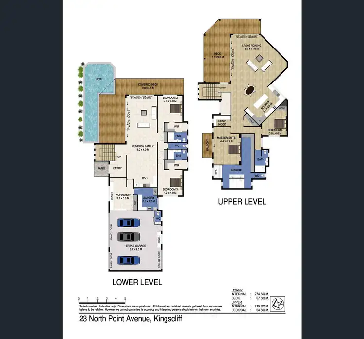 Floorplan of Homely house listing, 23 North Point Avenue, Kingscliff NSW 2487