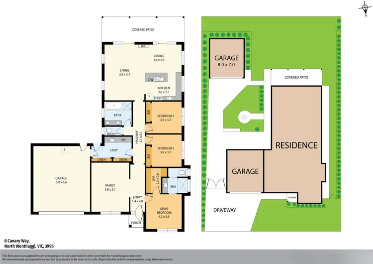 Floorplan of Homely house listing, 8 Canary Way, North Wonthaggi VIC 3995