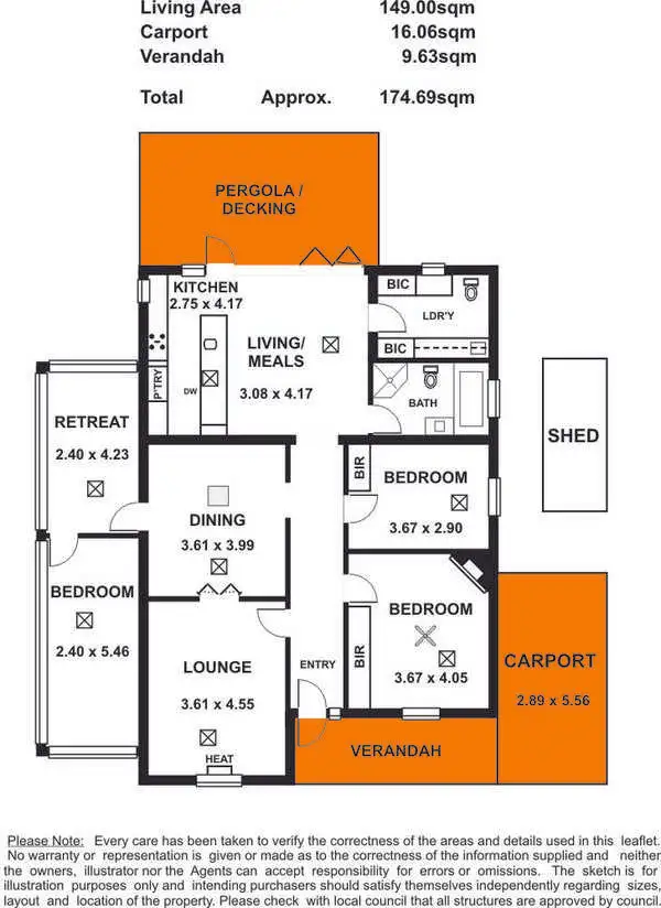 Floorplan of Homely house listing, Address available on request