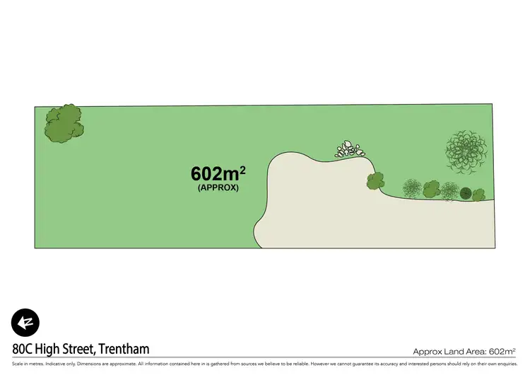 Floorplan of Homely land listing, 80C High Street, Trentham VIC 3458