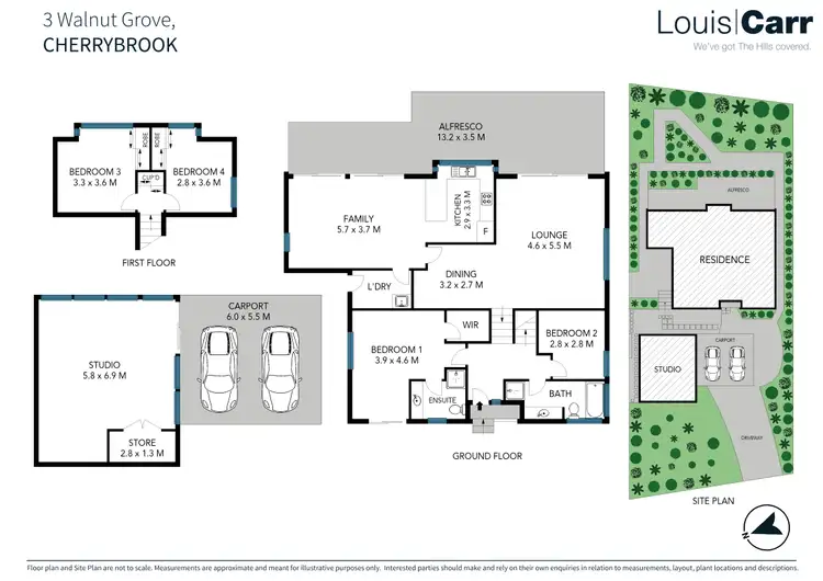 Floorplan of Homely house listing, 3 Walnut Grove, Cherrybrook NSW 2126