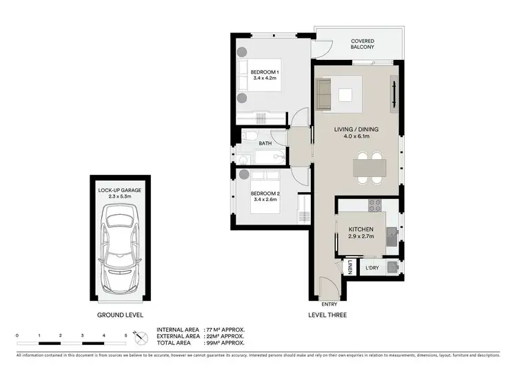 Floorplan of Homely apartment listing, 11/25 Hampden Avenue, Cremorne NSW 2090