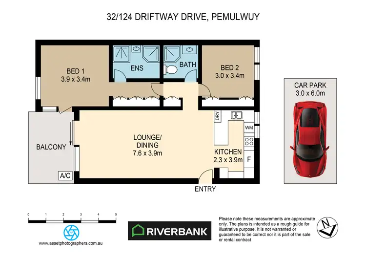 Floorplan of Homely unit listing, 32/124 Driftway Drive, Pemulwuy NSW 2145