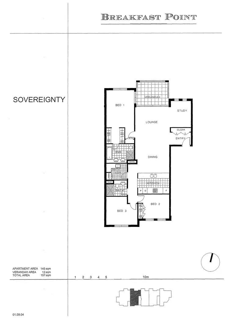 Floorplan of Homely apartment listing, 34/6 Admiralty Drive, Breakfast Point NSW 2137