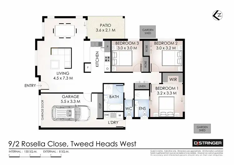 Floorplan of Homely house listing, 9/2 Rosella Close, Tweed Heads South NSW 2486