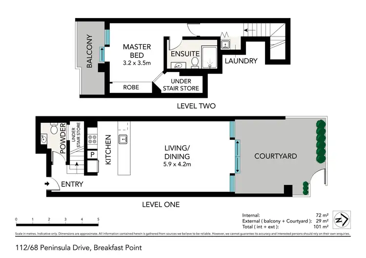 Floorplan of Homely apartment listing, 112/68 Peninsula Drive, Breakfast Point NSW 2137
