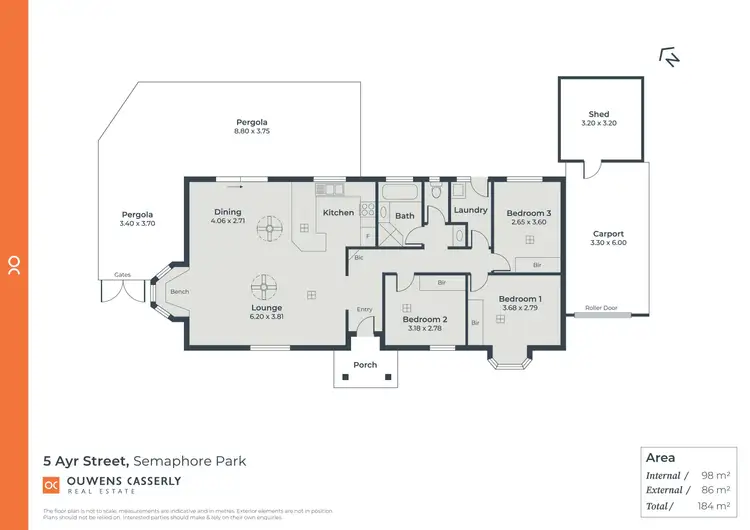 Floorplan of Homely house listing, 5 Ayr Street, Semaphore Park SA 5019
