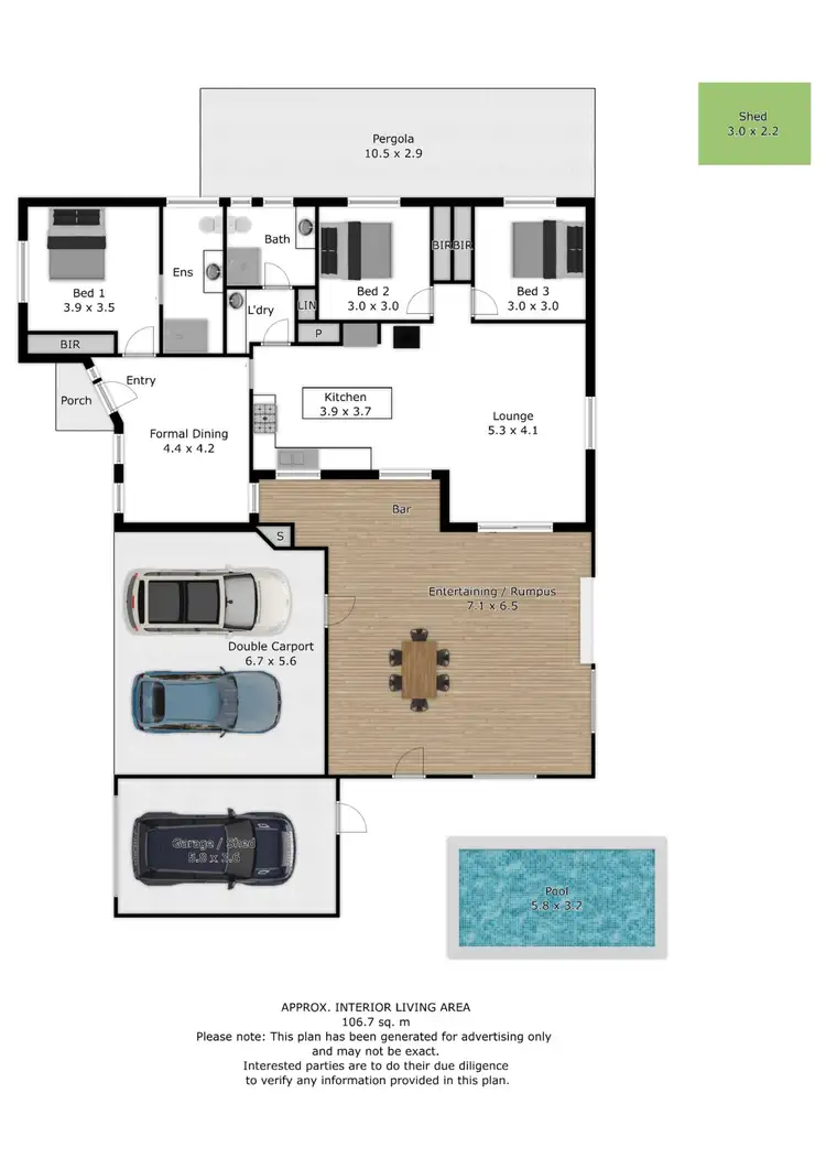 Floorplan of Homely house listing, 16 Annika Place, Barnawartha VIC 3688