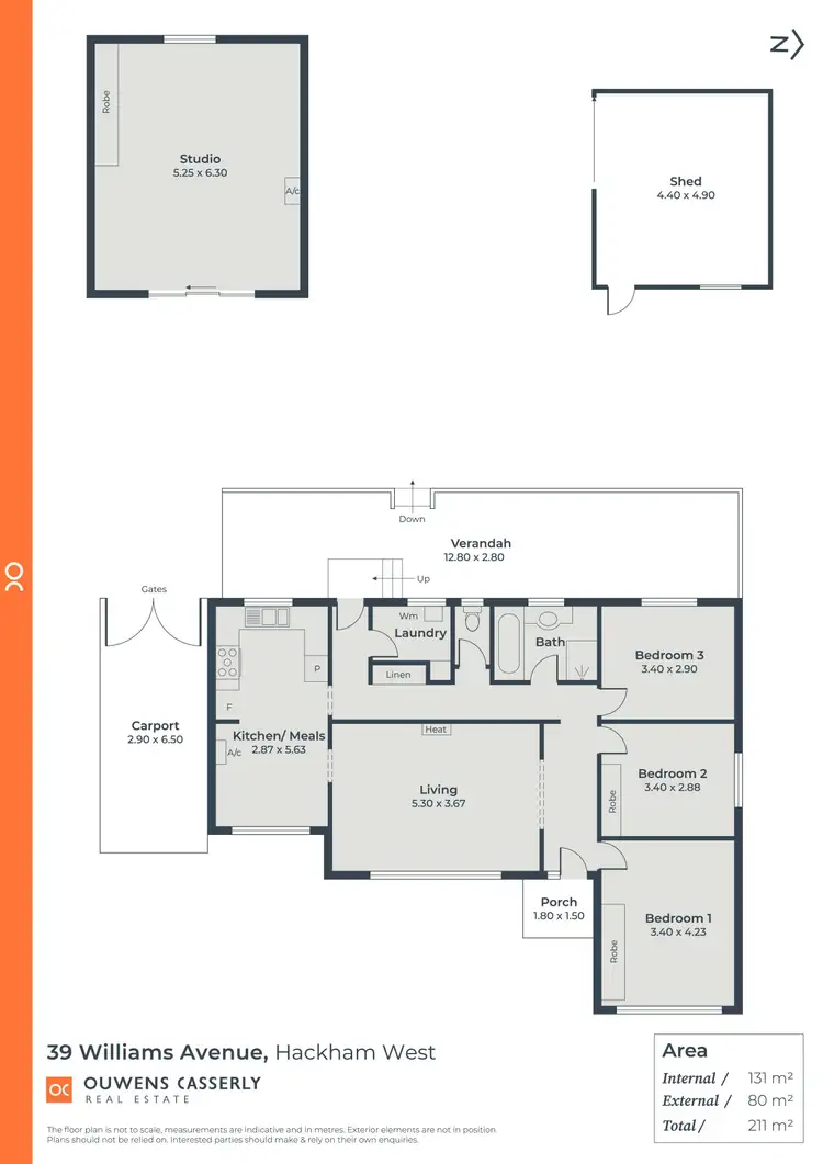 Floorplan of Homely house listing, 39 Williams Avenue, Hackham West SA 5163