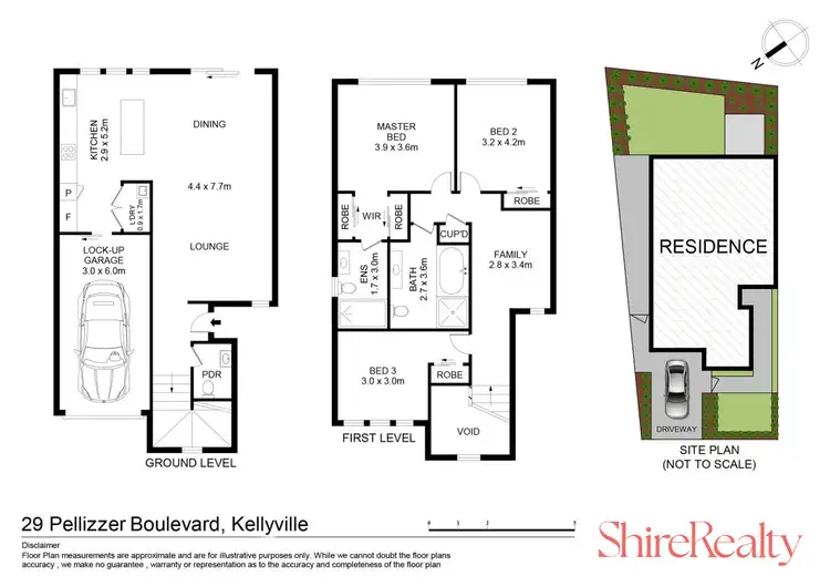 Floorplan of Homely townhouse listing, 29 Pellizzer Boulevard, Kellyville NSW 2155
