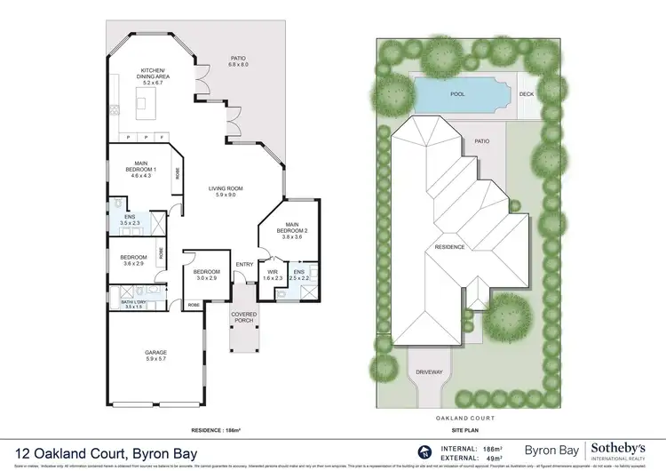 Floorplan of Homely house listing, 12 Oakland Court, Byron Bay NSW 2481