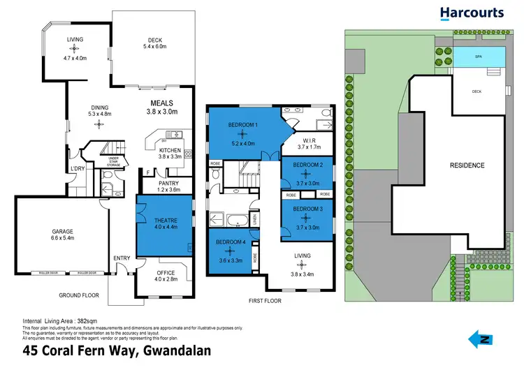 Floorplan of Homely house listing, 45 Coral Fern Way, Gwandalan NSW 2259