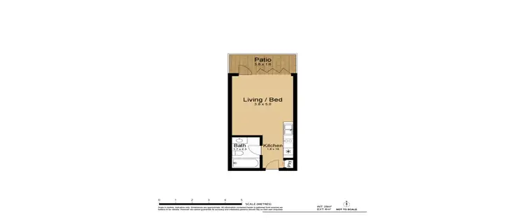 Floorplan of Homely studio listing, 204/224 Terrigal Drive, Terrigal NSW 2260