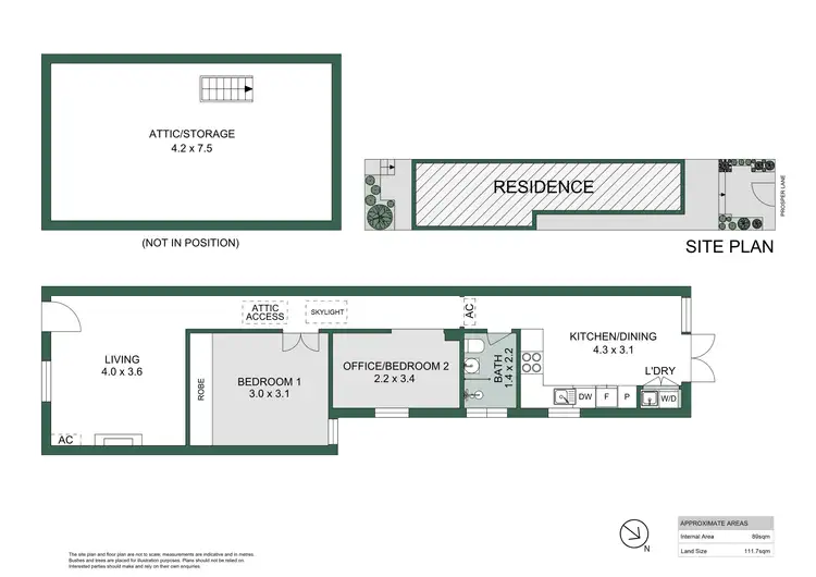 Floorplan of Homely house listing, 12 Prosper Street, Rozelle NSW 2039