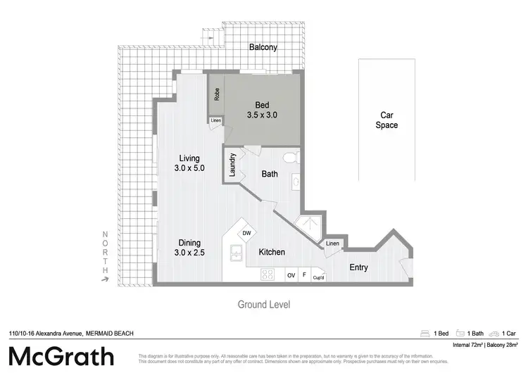 Floorplan of Homely unit listing, 110/10-16 Alexandra Avenue, Mermaid Beach QLD 4218