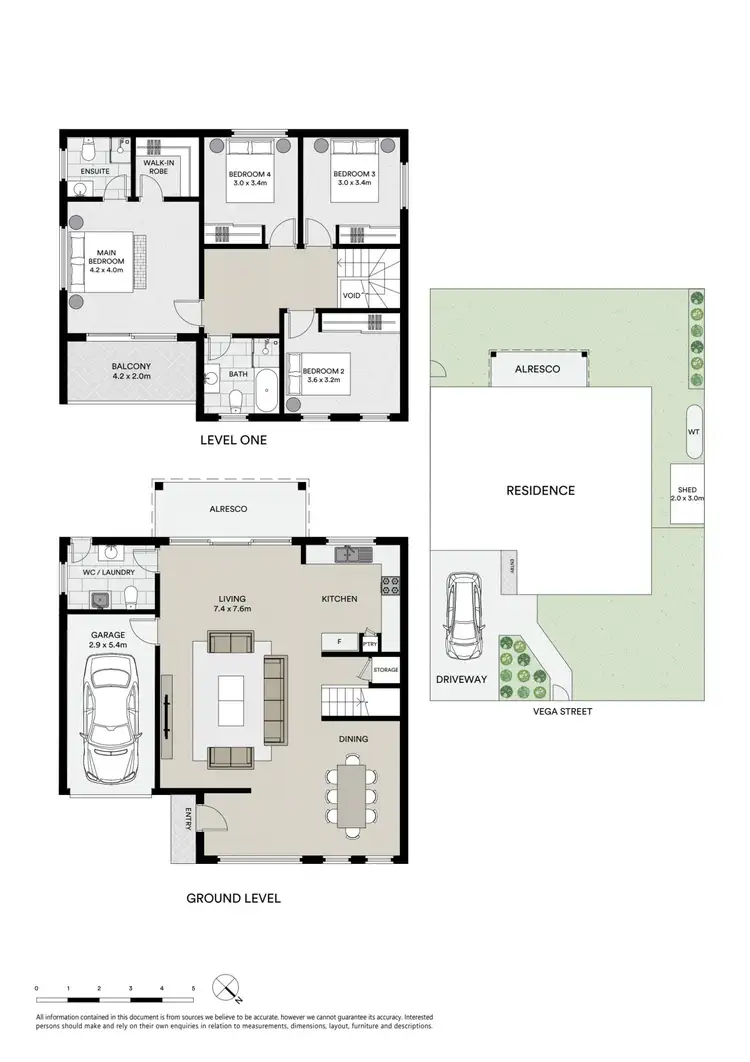 Floorplan of Homely townhouse listing, 1/64-66 Vega Street, Revesby NSW 2212