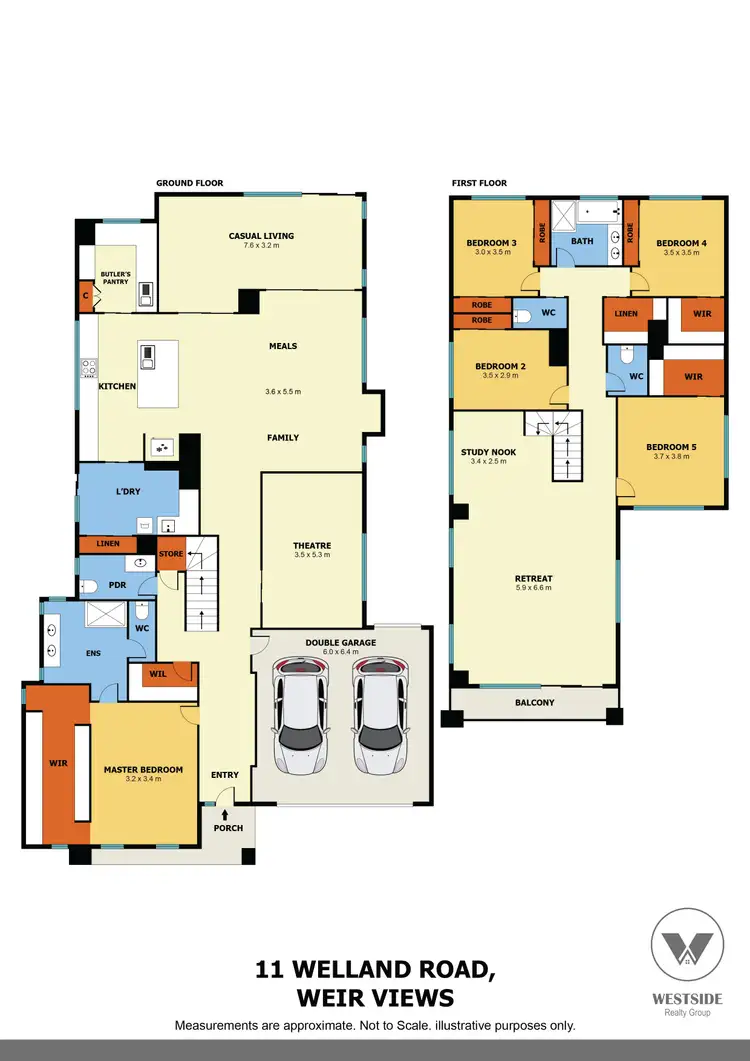 Floorplan of Homely house listing, 11 Welland Road, Weir Views VIC 3338