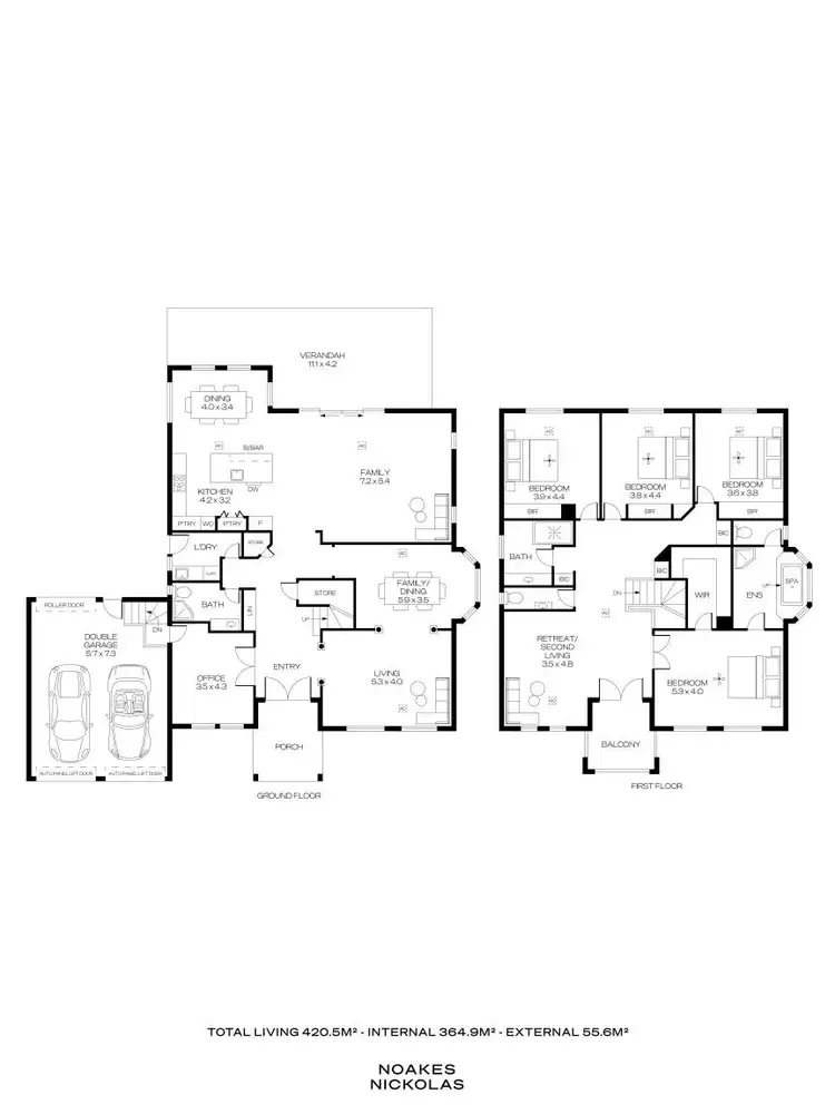 Floorplan of Homely house listing, 6 Cowell Crescent, Pasadena SA 5042