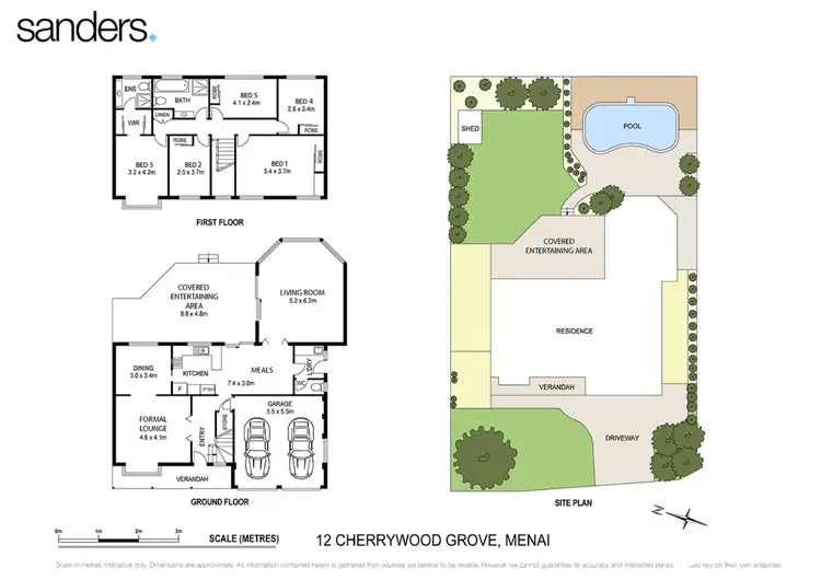Floorplan of Homely house listing, 12 Cherrywood Grove, Menai NSW 2234