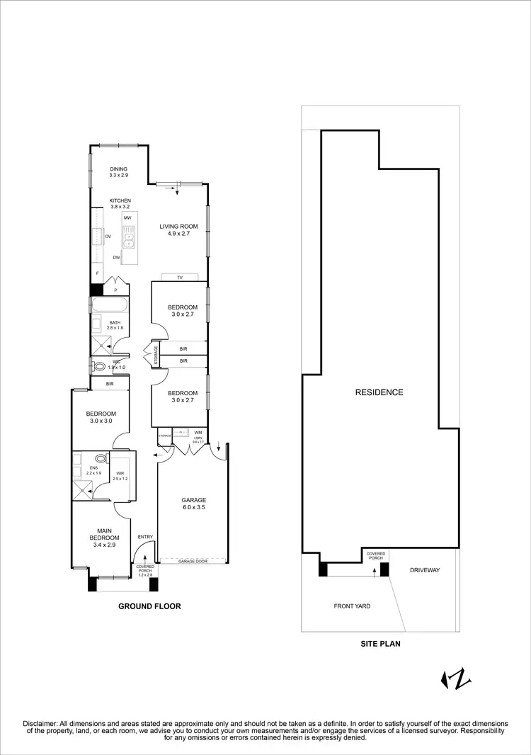 Floorplan of Homely house listing, 6 Fox Street, Fraser Rise VIC 3336