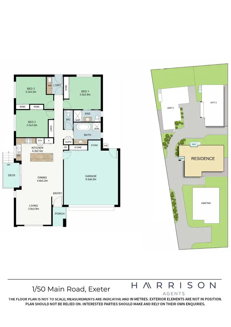 Floorplan of Homely unit listing, 1/50 Main Road, Exeter TAS 7275