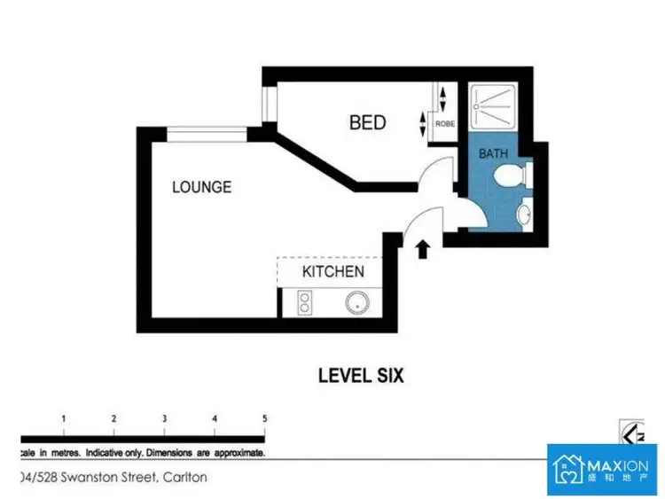 Floorplan of Homely apartment listing, 528 Swanston Street, Carlton VIC 3053