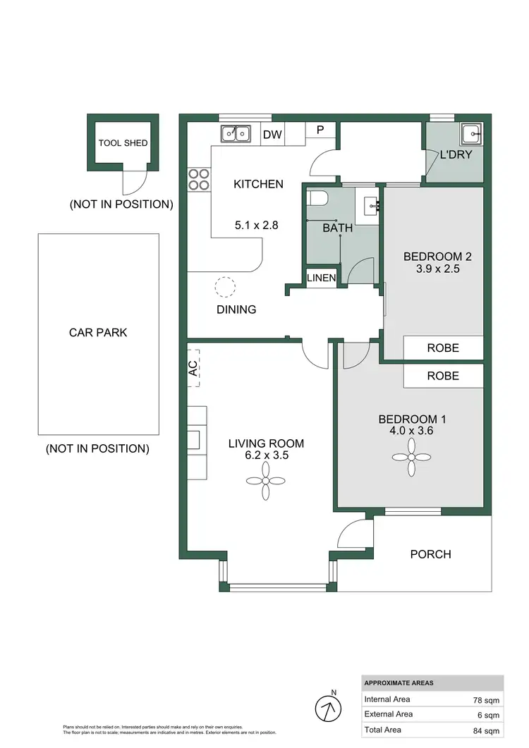 Floorplan of Homely unit listing, 5/1 Second Avenue, Glenelg East SA 5045