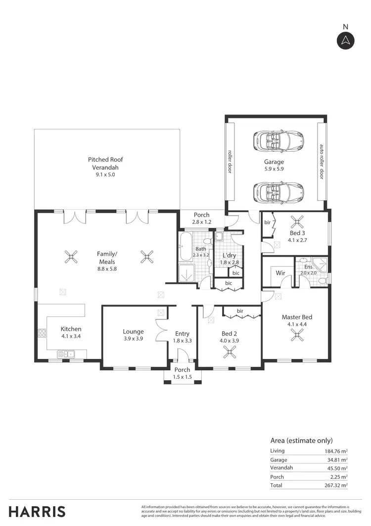 Floorplan of Homely house listing, 43 Morialta Road, Rostrevor SA 5073