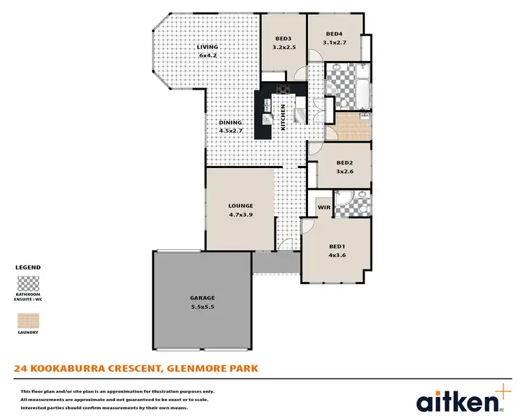 Floorplan of Homely house listing, 24 Kookaburra Crescent, Glenmore Park NSW 2745