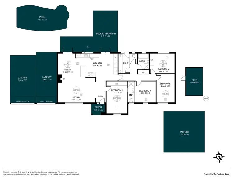 Floorplan of Homely house listing, 11 Bice Avenue, Christies Beach SA 5165