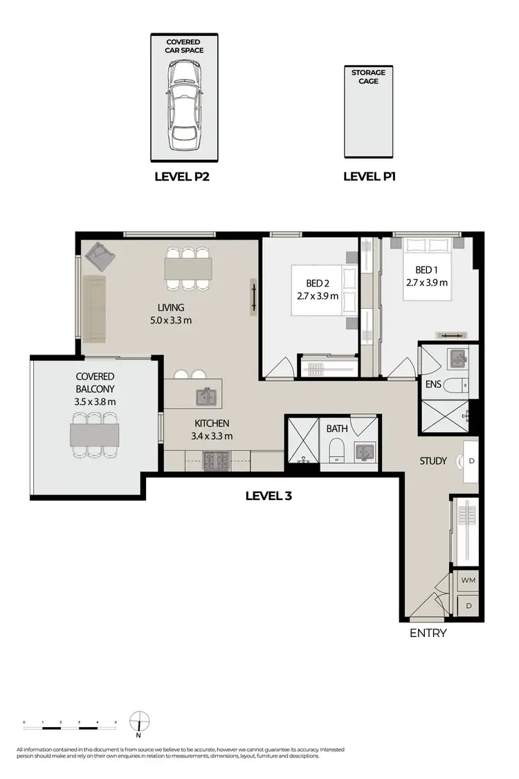 Floorplan of Homely apartment listing, 24/42-50 Cliff Road, Epping NSW 2121
