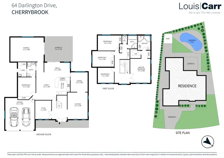 Floorplan of Homely house listing, 64 Darlington Drive, Cherrybrook NSW 2126